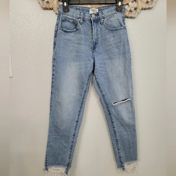 Insane Genes High Waisted Tapered Jeans - Picture 4 of 14